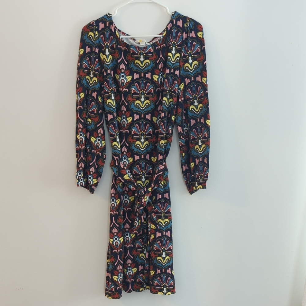 2/$40 - Boden Women's US 16/18R Colorful Patterned Sleeved Dress